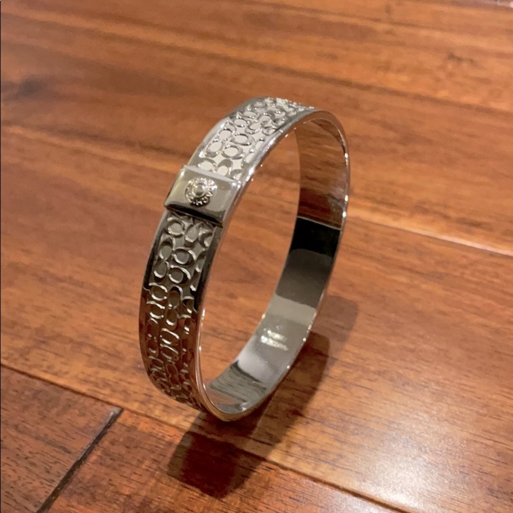 Silver Coach Bangle